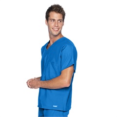 Unisex 1-Pocket V-Neck Scrub Top
